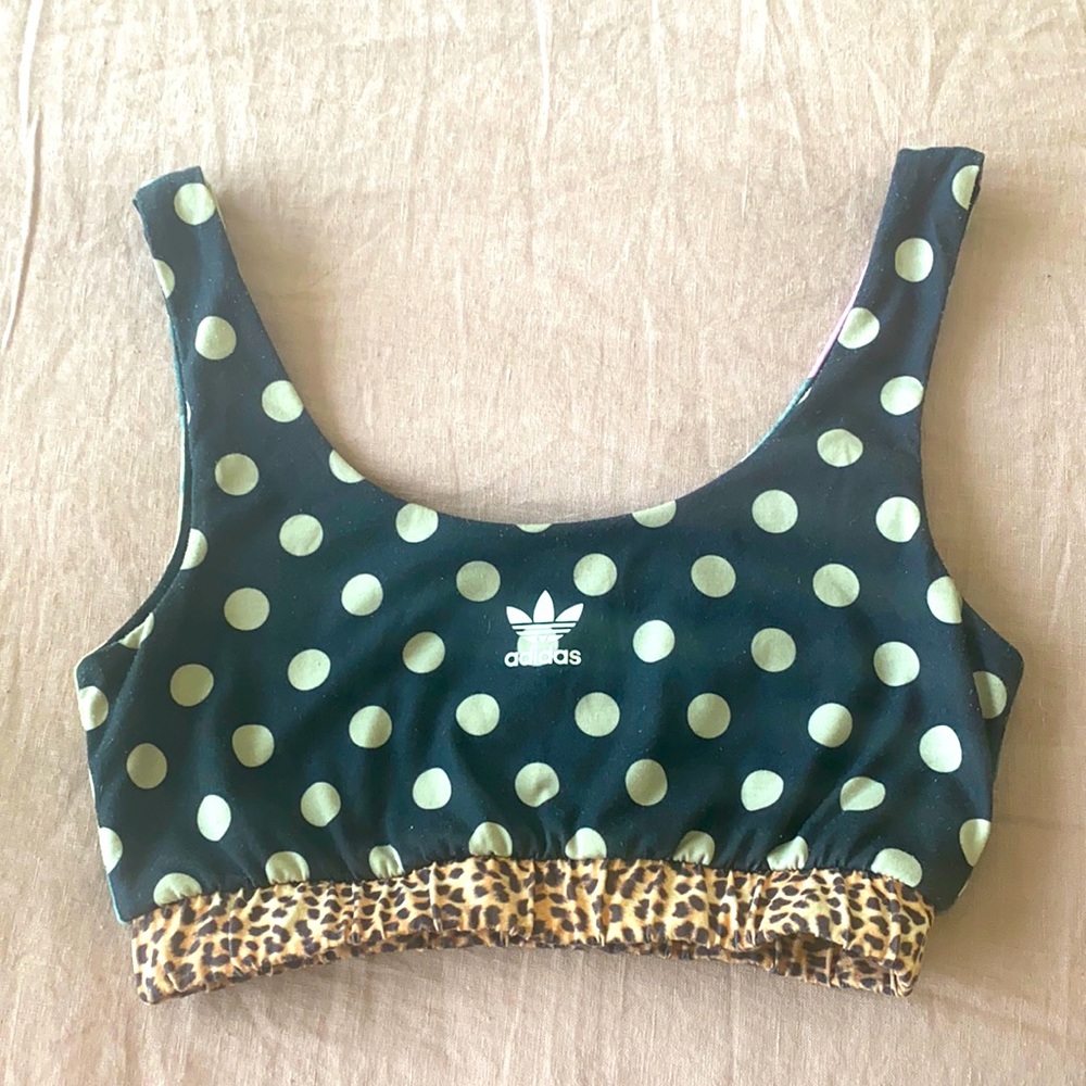 Adidas multi colored sports bra
